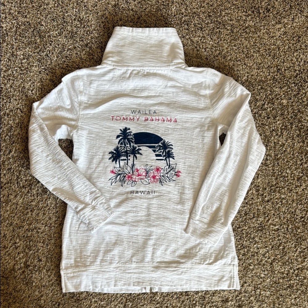 Tommy Bahama White Graphic Sweatshirt